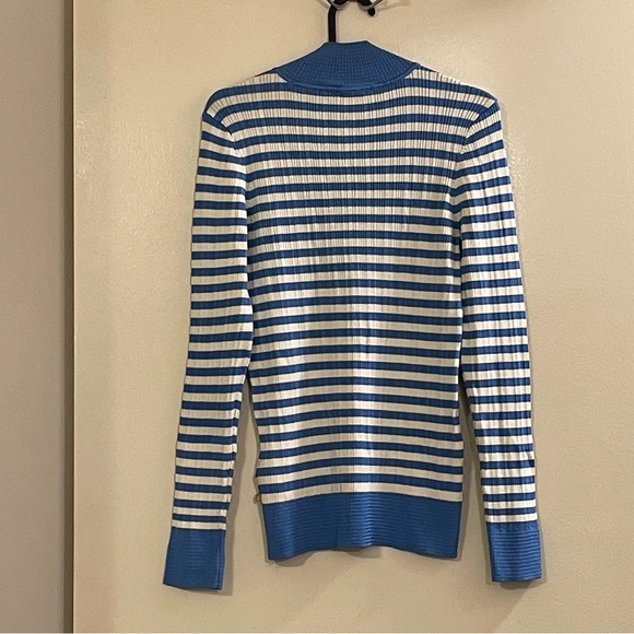 SCOTCH & SODA by ANTHROPOLOGIE NWOT Striped Mock Neck Sweater - Picture 7 of 12